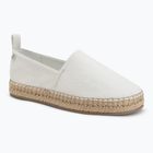 Espadrillas da donna Calvin Klein HW0HW02931 Oblique Canvas Off White