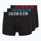 Boxer Calvin Klein 000NB3609A Boxer Brief 3 pairs black with oatmeal logo/black with age