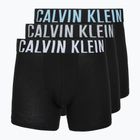 Boxer Calvin Klein 000NB3609A Boxer Brief 3 pairs black w/harbor mist logo/black w