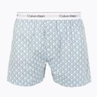 Boxer Calvin Klein LV00NM2831 Boxer Trad icon cotton emblem chalk/gulf blue