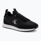 Scarpe da uomo Calvin Klein YM0YM01414 Retro Runner Sock Laceup Mix Mat ck black