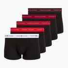 Boxer da uomo Tommy Hilfiger Trunk WB 5 pairs rs ju/fr rd/md mr/white/dp brg