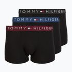 Boxer Tommy Hilfiger Trunk WB 3 pairs deep regatta/black/bluee jean