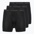 Boxer da uomo Tommy Hilfiger Micro Long 3 pack black/black/black
