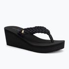 Infradito da donna Tommy Hilfiger Wedge Braided Summer Sandal black