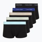 Boxer Calvin Klein LV00NB4412 Low Rise Trunk 5 pairs black w plume wb/black w misty sage wb