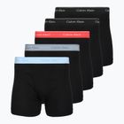 Boxer Calvin Klein LV00NB1429 Boxer Brief 5 pairs Black Bodies Black Bodies with black/misty grey