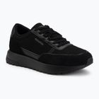 Scarpe da uomo Calvin Klein HM0HM02215 City Runner Laceup Nylon Recycled Suede triple black