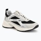 Scarpe da uomo Calvin Klein HM0HM02341 Hike Runner Stripe Met Mix black/silver/light grey