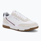 Scarpe da uomo Tommy Hilfiger Basket Core Leather Suede Mix rwb