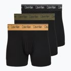 Boxer da uomo Calvin Klein LV00NB4410 Brief black w/bronze flash wb/black/oliv