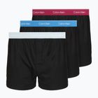 Boxer da uomo Calvin Klein LV00NB4267 Boxer Slim black bodies w/ poseidon blue/plein