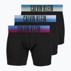 Boxer da uomo Calvin Klein LV00NB4622 Boxer Brief blck bodies w/ plein air psdn blue/