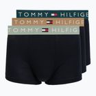 Boxer da uomo Tommy Hilfiger Trunk WB 3 pack nb//saf canvas/mnty grey/deep spru