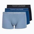 Boxer da uomo Tommy Hilfiger Trunk Dtm navy blue/opul blue/brisk blue