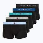 Boxer da uomo Tommy Hilfiger Trunk black/ant silver/ves blue/opu bl/haz te
