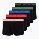 Boxer da uomo Tommy Hilfiger Trunk WB 5 pack black/fr red/bon pk/als green/no blue