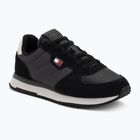 Scarpe da uomo Tommy Jeans Runner Flag Mix washed black/stratus grey