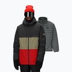 Giacca da snowboard uomo 686 Smarty 3IN1 Form charcoal colorblock