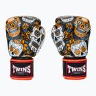 Guantoni da boxe Twins Special Fancy FBGVL3-53 Skull arancio/nero