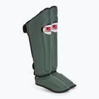 Protezioni per tibia e piede in oliva Twins Special SGS10