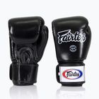 Guanti da boxe neri Fairtex Universal "Tight-Fit" Design
