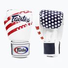 Guanti da boxe Fairtex Universal "Tight-Fit" Design USA bianchi