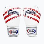 Guanti da boxe Fairtex Universal "Tight-Fit" Design USA bianchi