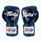 Guantoni da boxe Fairtex Super Sparring - Pollice bloccato blu