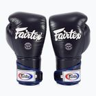 Guantoni da boxe Fairtex Stylish Angular Sparring - Pollice bloccato blu