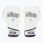 Guantoni da boxe Fairtex Stylish Angular Sparring - Pollice bloccato bianco