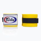 Fairtex Handwraps bende da boxe 300 cm giallo