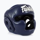 Fairtex Headguard for Kids casco da boxe blu