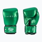 Guantoni da boxe Fairtex Metallic verde