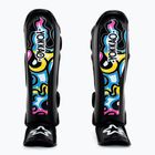 Protezioni per tibia e piede di colore nero Yokkao Flames