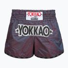 Pantaloncini da allenamento da uomo YOKKAO Lunar Muay Thai iridescent blue grey