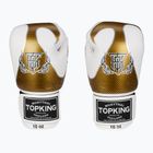 Guantoni da boxe Top King Muay Thai Empower bianco/oro