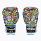 Guanti da boxe Top King Boxing Culture bianco/blu