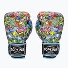 Guanti da boxe Top King Boxing Culture nero/blu