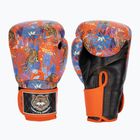 Guantoni da boxe Top King Boxing Wild Tiger nero/arancio