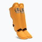 Protezioni per tibia e piede gialle Top King Pro Semi Leather