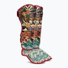 Top King Shin Guards protezioni tibia e piede Felicità cinese nero
