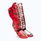 Protezioni per tibia e piede bianche Top King Rose