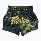 Pantaloncini da allenamento Fairtex Muay Thai S1931 Heart of Gold nero/oro