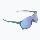 Occhiali da sole Nike Charged Shield matte bicoastal/purple mirror