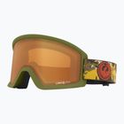 Maschera da sci DRAGON DX3 OTG leafy camo/lumalens amber