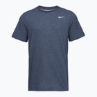 T-shirt uomo Nike Dri-Fit smokey obsidian heather/matte silver