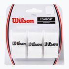 Wilson Pro Comfort Overgrip racchette da tennis 3 pezzi bianco WRZ4014WH+