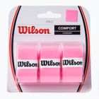 Wilson Pro Comfort Overgrip racchette da tennis 3 pezzi rosa WRZ4014PK+