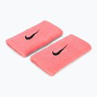 Polsini Nike Swoosh Doublewide 2 pezzi rosa gaze/grigio petrolio
